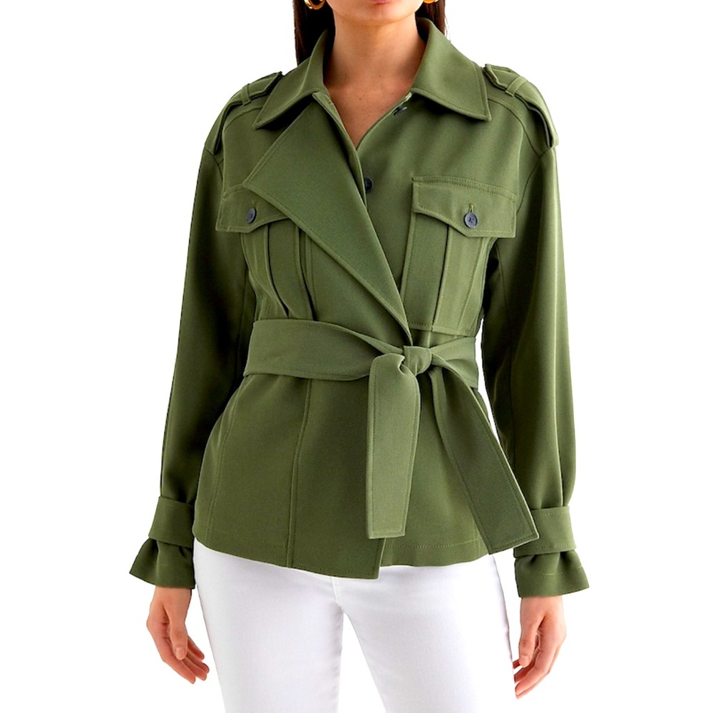 Express olive green utility jacket- NWT